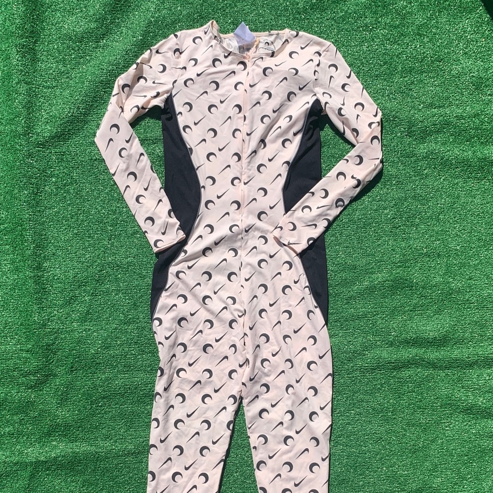 Patterned Long Sleeve Jumpsuit